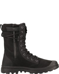 schwarze Wildlederarbeitsstiefel von Palladium