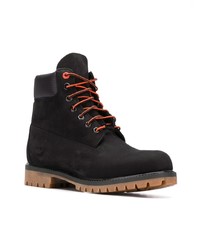 schwarze Wildlederarbeitsstiefel von Timberland