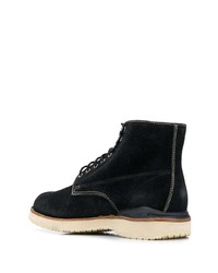 schwarze Wildlederfreizeitstiefel von VISVIM