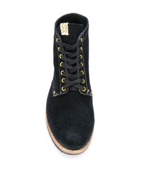 schwarze Wildlederfreizeitstiefel von VISVIM