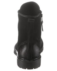 schwarze Wildlederfreizeitstiefel von BRUNO BANANI