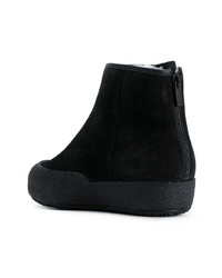 schwarze Wildlederfreizeitstiefel von Bally