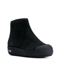 schwarze Wildlederfreizeitstiefel von Bally