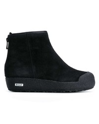 schwarze Wildlederfreizeitstiefel von Bally