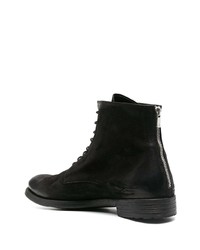 schwarze Wildlederfreizeitstiefel von Officine Creative