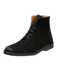 schwarze Wildlederfreizeitstiefel von Selected Homme