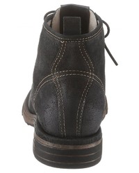 schwarze Wildlederfreizeitstiefel von Yellow Cab