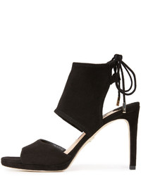 schwarze Wildledersandalen von Diane von Furstenberg