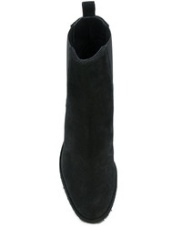 schwarze Wildlederstiefel von Castaner