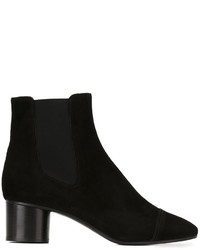 schwarze Wildlederstiefel von Etoile Isabel Marant