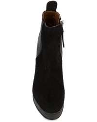 schwarze Wildlederstiefel von Mini Market