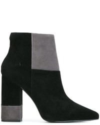 schwarze Wildlederstiefel von Senso