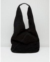 schwarze Wildledertaschen von Asos