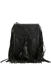schwarze Wildledertaschen von Saint Laurent