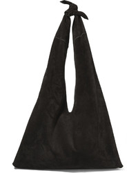 schwarze Wildledertaschen von The Row