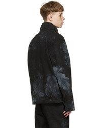 schwarze Mit Batikmuster Windjacke von AFFXWRKS