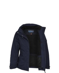 schwarze Windjacke von Bergson