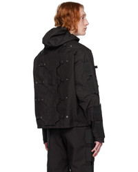 schwarze Windjacke von Olly Shinder