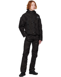 schwarze Windjacke von Olly Shinder