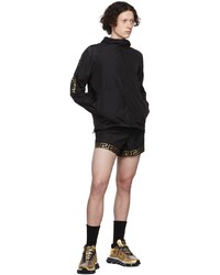 schwarze Windjacke von Versace Underwear