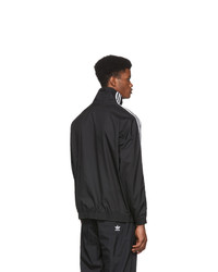 schwarze Windjacke von adidas Originals