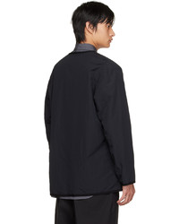 schwarze Windjacke von Comme des Garcons Homme