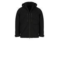 schwarze Windjacke von Blue Wave