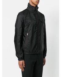 schwarze Windjacke von Prada