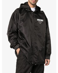 schwarze Windjacke von Moschino