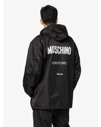 schwarze Windjacke von Moschino