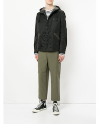 schwarze Windjacke von Junya Watanabe MAN