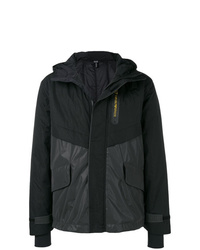 schwarze Windjacke von Ea7 Emporio Armani