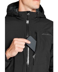 schwarze Windjacke von Eddie Bauer