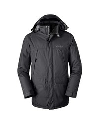 schwarze Windjacke von Eddie Bauer