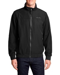 schwarze Windjacke von Eddie Bauer