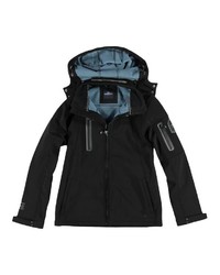 schwarze Windjacke von ENGBERS