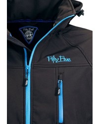 schwarze Windjacke von Fifty Five