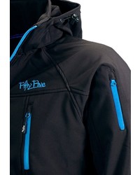 schwarze Windjacke von Fifty Five