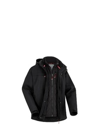 schwarze Windjacke von Fifty Five