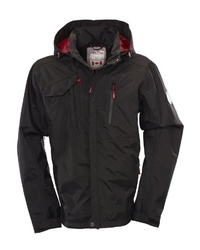 schwarze Windjacke von Fifty Five