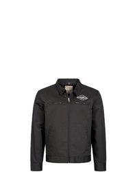 schwarze Windjacke von Goodyear