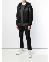 schwarze Windjacke von Les Hommes