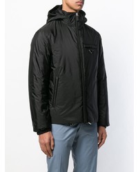 schwarze Windjacke von Prada