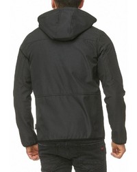 schwarze Windjacke von INDICODE