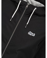 schwarze Windjacke von Jack & Jones