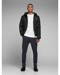 schwarze Windjacke von Jack & Jones