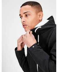 schwarze Windjacke von Jack & Jones