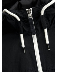 schwarze Windjacke von Jack & Jones