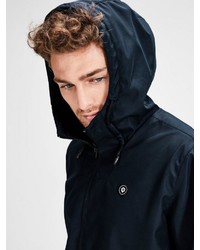 schwarze Windjacke von Jack & Jones