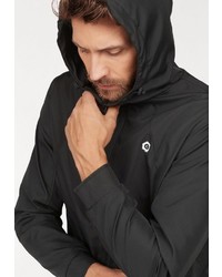 schwarze Windjacke von Jack & Jones